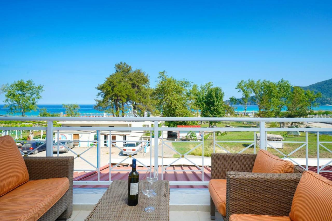 L&K Apartment Golden Beach Chrisi Ammoudia Esterno foto