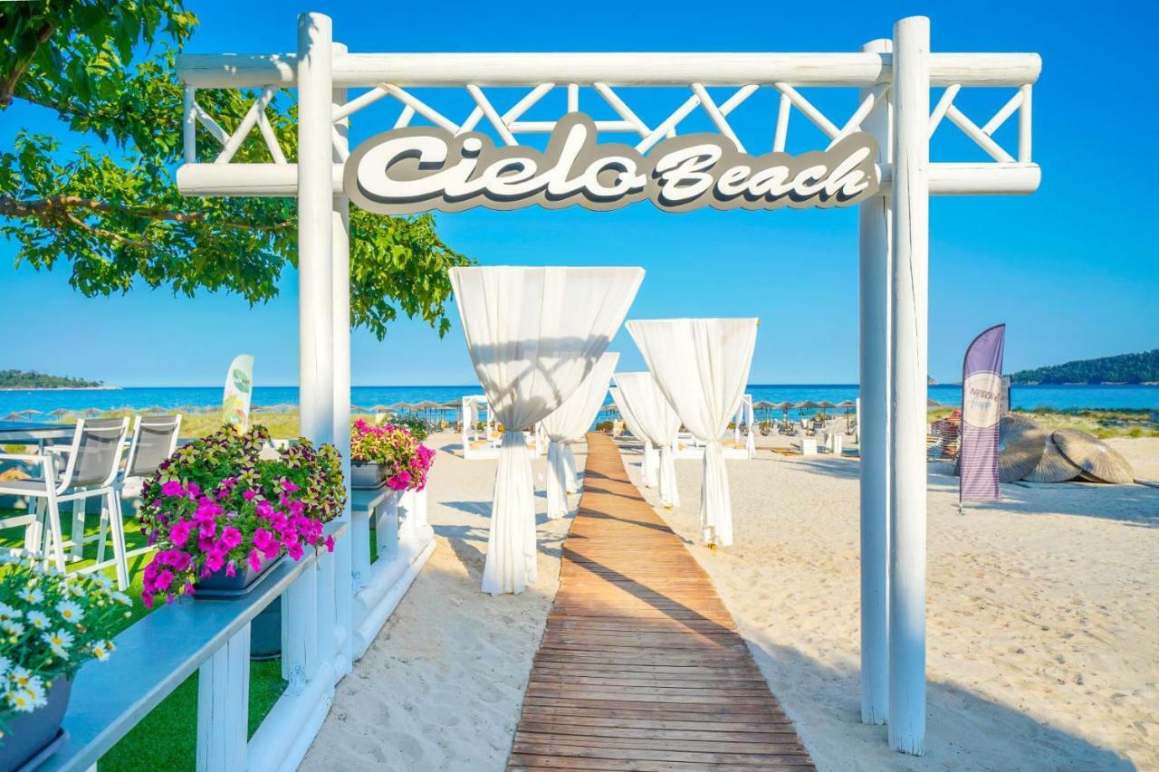 L&K Apartment Golden Beach Chrisi Ammoudia Esterno foto